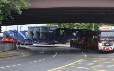Girder Bridge Delivers Lovedean Transformer