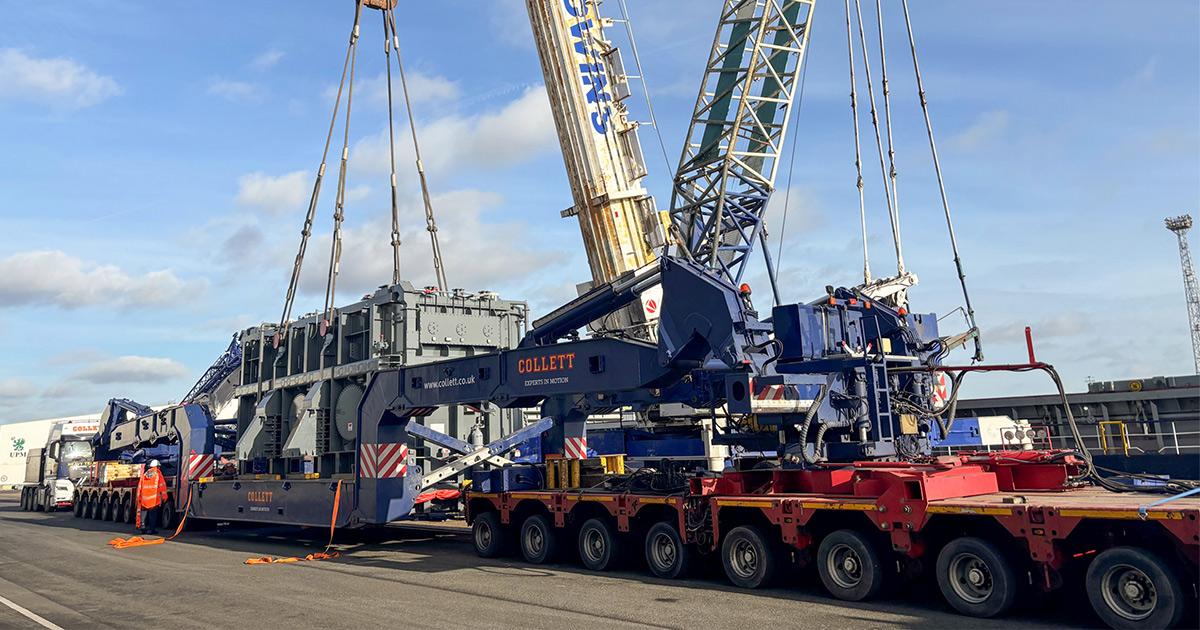 178Te Transformers Discharged By Crane At Tilbury Dock