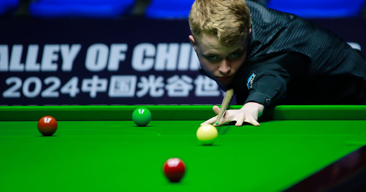 Stan Moody playing snooker 2025 Collett fifth year sponsorship