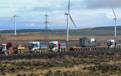 Three Transformers Delivered to New Cumnock Substation