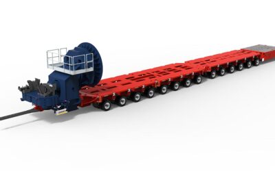 New Goldhofer FTV850 Blade Lifter Added to Our Renewable Fleet