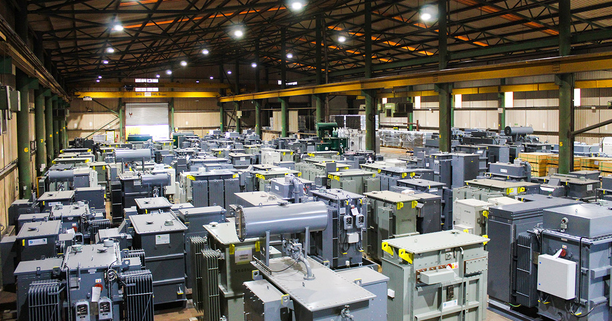 Inside Collett and Sons' New power distribution warehouse at Sherburn