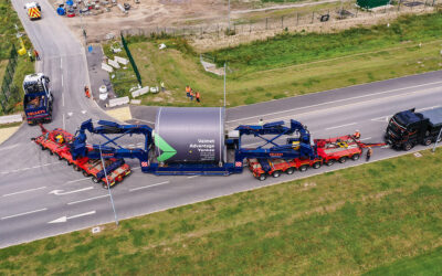 146Te Yankee Dryer Transported to ICT UK’s New Deeside Facility