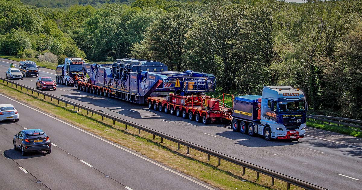 202 tonne transformer transported on Scheuerle girder frame trailer to Brinsworth National Grid Substation