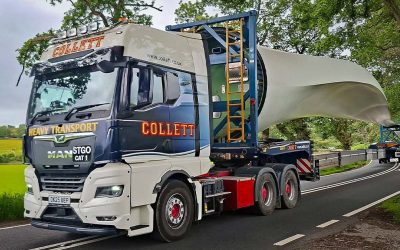 107 Wind Turbine Components Delivered To Lairg II Wind Farm